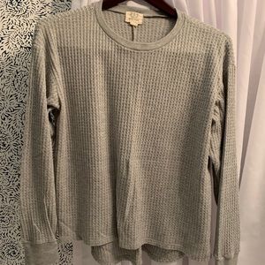 Grey thermal sweater